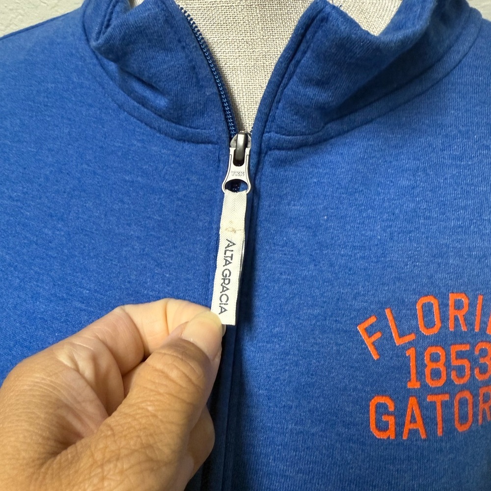 ALTA GRACIA University of Florida Pullover Sweatshirt 3/4 Zip Women Size Large - Picture 10 of 16